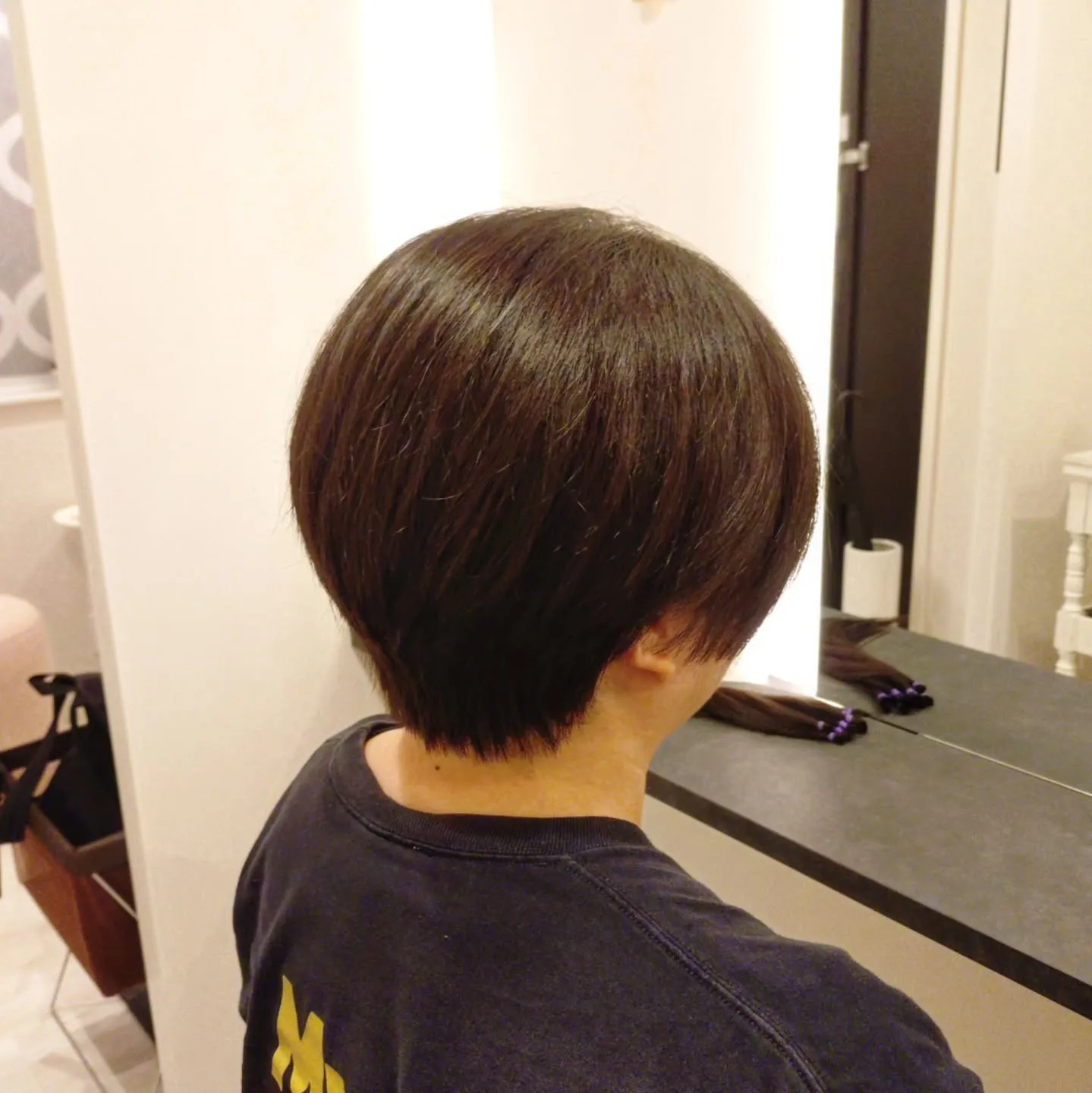 ヘアドネーションのカットをさせていただきました。